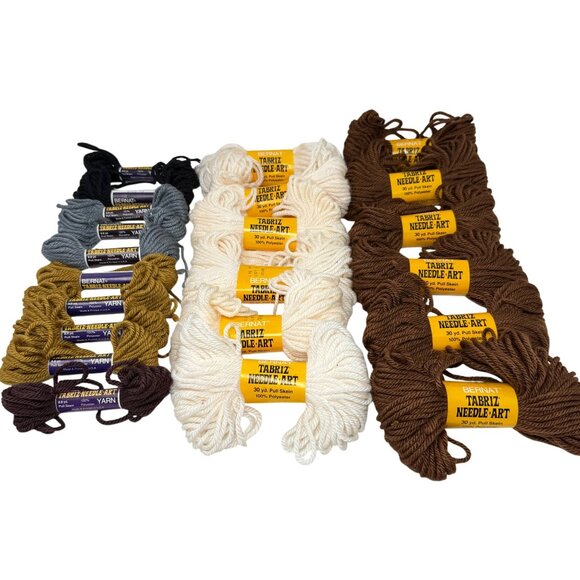 Bernat Eclipse Hi-Lo Latch Hook Kit 24" x 40" Wall Hanging Craft 1977 - Picture 5 of 16